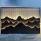 3300mm Yükseklik Paslanmaz Çelik Ekran Bölme Kayalık Arkaplan Duvar Dekorasyonu Otel Villa Açık Sığınak